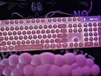 Typewriter style toetsenbord Z.G.A.N!, Computers en Software, Toetsenborden, Ophalen, Gaming toetsenbord, Zo goed als nieuw, Qwerty
