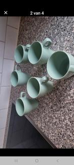 6 IKEA Mokken - Lichtgroen, Ophalen of Verzenden, Zo goed als nieuw, Effen, Kop(pen) en/of Schotel(s)