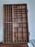 Antieke / Vintage Houten Letterbak, Ophalen of Verzenden, Gebruikt