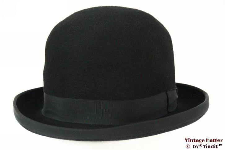 Vintage Bolhoed Lonconito hardtop zwart vilt 56, Kleding | Heren, Hoeden en Petten, Gedragen, Hoed, 57 cm (M, 7⅛ inch) of minder