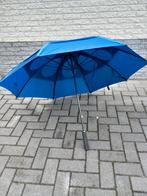 Grote stormparaplu doorsnede 130 cm, Sieraden, Tassen en Uiterlijk, Paraplu's, Ophalen, Gebruikt, Blauw