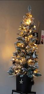 Besneeuwde kunstkerstboom 1.20 hoog, Ophalen, Zo goed als nieuw