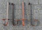 4 stuks hangen kandelaars, brocante wandkaarsenhouders, Ophalen of Verzenden