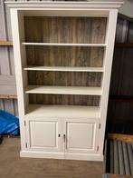 Nieuwe Witte Wandkast met Houten Achterwand, Ophalen, Met plank(en), 100 tot 150 cm, 200 cm of meer