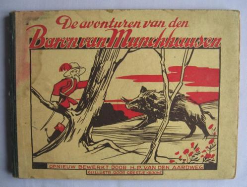 De avonturen van den Baron van Munchhausen - HP v.d. Aardweg, Antiek en Kunst, Antiek | Boeken en Bijbels, Ophalen of Verzenden
