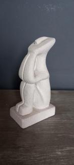 Parastone sculptuur man/vrouw gegoten steen, Antiek en Kunst, Ophalen