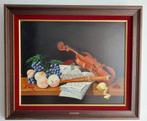 Schilderij van Pieter Kip.       Olieverf op hardboard., Ophalen of Verzenden