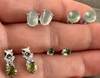 Prehniet, peridoot, diopsiet oorbellen, Ophalen of Verzenden, Nieuw