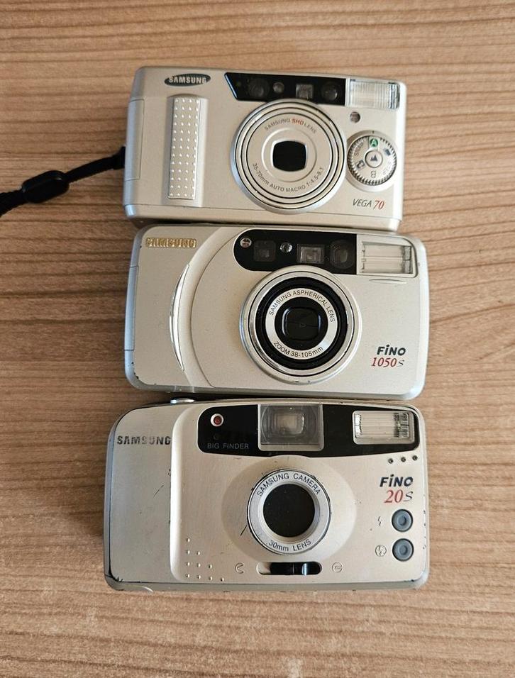 Samsung Fino & Vega Compact Camera's, Audio, Tv en Foto, Fotocamera's Analoog, Gebruikt, Compact, Samsung, Ophalen of Verzenden