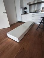Moderne witte hoogglans TV meubel, Overige materialen, 150 tot 200 cm, Ophalen of Verzenden, Zo goed als nieuw