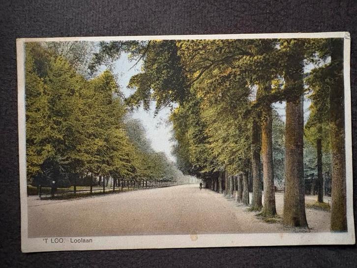 Oude Ansichtkaart 't Loo - Loolaan, Verzamelen, Ansichtkaarten | Buitenland, Gelopen, België en Luxemburg, 1920 tot 1940, Ophalen of Verzenden
