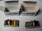 2x Marklin Ho m rails stootblok no 7191+verlichting,nieuw, Hobby en Vrije tijd, Modeltreinen | H0, Wisselstroom, Nieuw, Rails