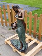 💥💥 Brons: Dame met Handdoek - Fontein, Overige materialen, Fontein, -, -