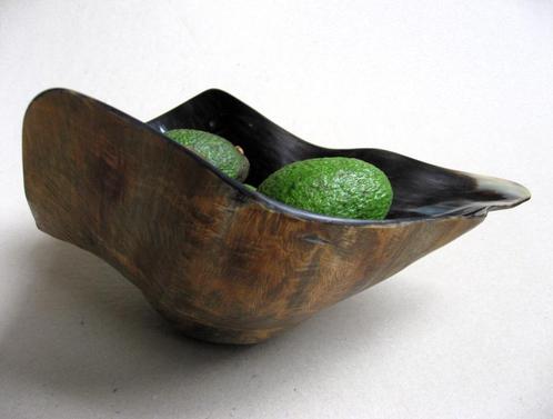 Organische gevormde buffelhoorn (fruit)schaal Lambert, Antiek en Kunst, Antiek | Woonaccessoires, Ophalen of Verzenden