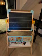 Dubbelzijdig Houten schoolbord, Ophalen of Verzenden, Zo goed als nieuw, Krijtbord