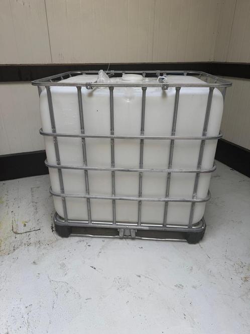 8 x 1000L IBC met kraan ex voedselindustrie, Tuin en Terras, Regentonnen, Zo goed als nieuw, Kunststof, 150 liter of meer, Ophalen