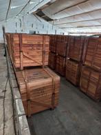 Kuubs kisten van tropisch hardhout, Tuin en Terras, Haardhout, Minder dan 3 m³, Ophalen, Overige houtsoorten, Blokken