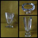 Zweeds design Kristallen gegraveerde bokaal / vaas op voet -, Antiek en Kunst, Antiek | Glas en Kristal, Ophalen of Verzenden