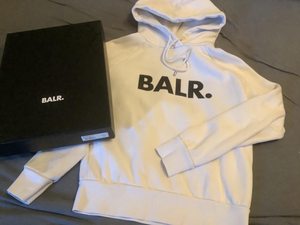 Witte BALR. Hoodie - Maat S, Kleding | Dames, Ophalen of Verzenden, Gedragen, Maat 38/40 (M), Wit
