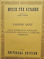 Gaspar Sanz. Folia -Españoleta. Klassieke Spaanse Gitaar., Muziek en Instrumenten, Bladmuziek, Gitaar, Klassiek, Les of Cursus