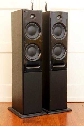 KEF C7 zuilen. Zwart beschikbaar voor biedingen