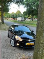 Opel Astra 1.8 16V Twintop 2008 Zwart, Auto's, 74 €/maand, 4 cilinders, Cabriolet, 4 stoelen