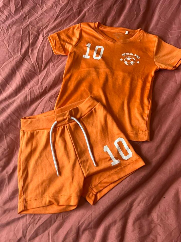 Oranje Nederland Voetbal Setje, Kinderen en Baby's, Babykleding | Overige, Zo goed als nieuw, Jongetje, Ophalen of Verzenden