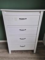 Ladenkast wit, Huis en Inrichting, Kasten | Ladekasten, Ophalen, Gebruikt, 50 tot 100 cm, 3 of 4 laden