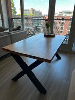 Houten eettafel (160x90), Ophalen, Gebruikt, Eikenhout, 50 tot 100 cm