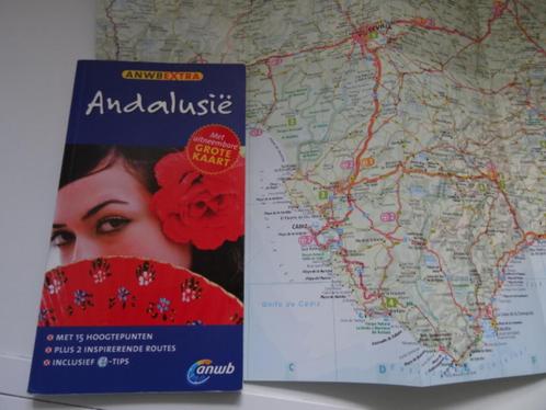 anwb extra reisgids Andalusie , met de landkaart, Boeken, Reisgidsen, Zo goed als nieuw, Reisgids of -boek, Europa, ANWB, Ophalen of Verzenden