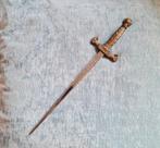 Oude briefopener zwaard met helm 30cm, Ophalen of Verzenden