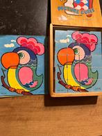Vintage houten blokken Picture Cubes WB 355 *Made in China *, Antiek en Kunst, Antiek | Speelgoed, Ophalen of Verzenden