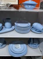 Prachtig spode Blauw Vintage Servies - 27 delig, Gebruikt, Ophalen of Verzenden, Overige stijlen, Aardewerk
