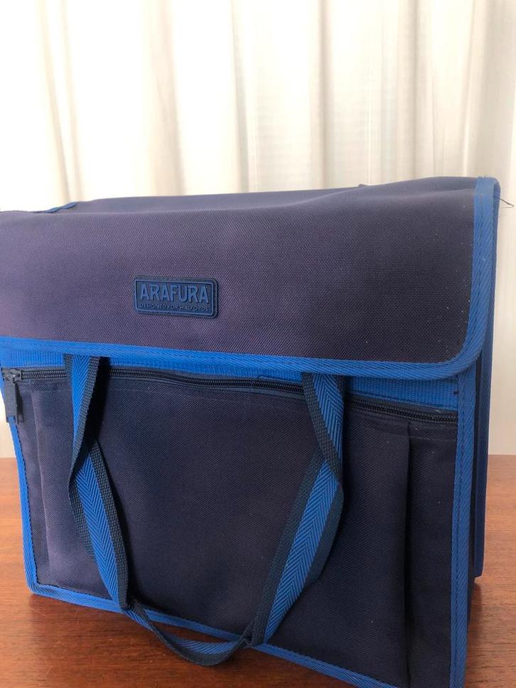 Blauwe Arafura Fietstas - Halfords Design, Fietsen en Brommers, Fietsaccessoires | Fietstassen, Zo goed als nieuw, Ophalen of Verzenden