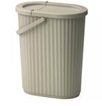 NEW/ DAMMÄNG Ton met deksel, grijsbeige, 26 l, Kunststof, Ophalen of Verzenden, Zo goed als nieuw, Minder dan 10 liter