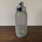 DESIGN COCTAIL SHAKER ‘MERKURIA’ V. GLAS EN METAAL/CHROOM, Ophalen of Verzenden, Zo goed als nieuw