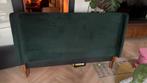 Groen Velvet Hoofdbord - 160 cm Breed, Huis en Inrichting, Ophalen, Tweepersoons, Zo goed als nieuw, Stof