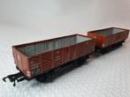 Fleischmann Blikken Bak Wagons H0 - Goede Staat, Hobby en Vrije tijd, Modeltreinen | H0, Gebruikt, Fleischmann, Wagon, Ophalen of Verzenden