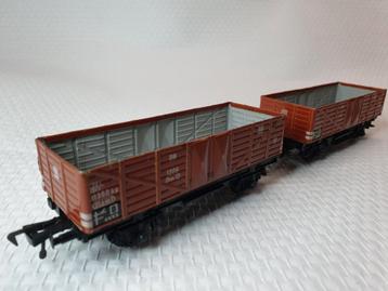 Fleischmann Blikken Bak Wagons H0 - Goede Staat beschikbaar voor biedingen