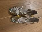 Dansschoenen werner kern maat 36 2/3 goud met kleur, Ophalen of Verzenden, Zo goed als nieuw, Overige kleuren