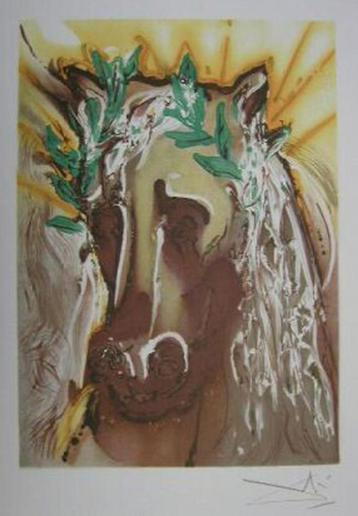 Salvador Dalí(1904)Lithografie"Cheval de Printemps " Ges Gel beschikbaar voor biedingen