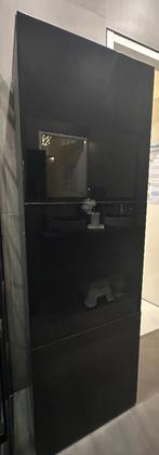 Hoogglans zwarte kast, Ophalen, Met plank(en), 50 tot 100 cm, Zo goed als nieuw