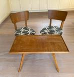 Vintage, retro salontafel met 2 stoeltjes, Ophalen