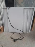 philips led armatuur 60x60 cm, netsnoer., Huis en Inrichting, Lampen | Plafondlampen, Ophalen, Gebruikt, Metaal