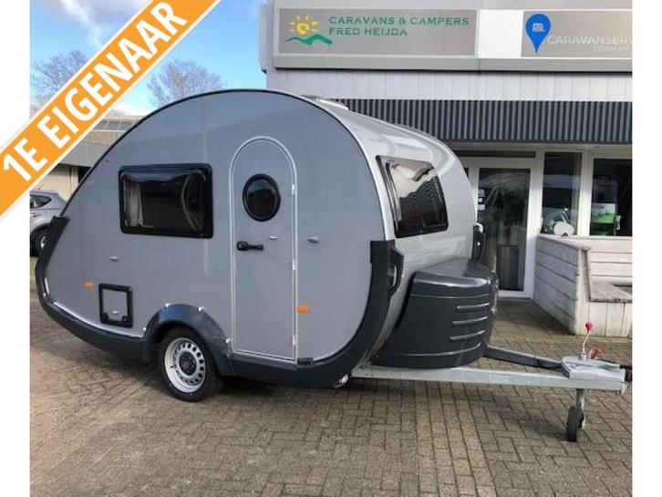 T@B Basic 320 2023 1000 kg as, hordeur 18250,-, Caravans en Kamperen, Caravans, Particulier, 500 - 750 kg, Rondzit, T@b, Overige typen