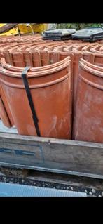 Rode nokpannen Roben Flandern plus nieuw, Doe-het-zelf en Verbouw, Dakpannen en Dakbedekking, Ophalen, Steen of Klei, Nieuw, 15 m² of meer