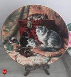 W.S. George Playing in the Parlor bord 6 Victorian Cat, Antiek en Kunst, Ophalen of Verzenden