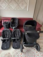 Cybex Gazelle S Zwart - Duowagen, Kinderen en Baby's, Kinderwagens en Combinaties, Gebruikt, Duowagen, Ophalen, Kinderwagen