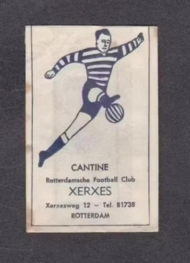 Suikerzakje Xerxes Voetbal Rotterdam., Verzamelen, Overige Verzamelen, Zo goed als nieuw, Ophalen of Verzenden