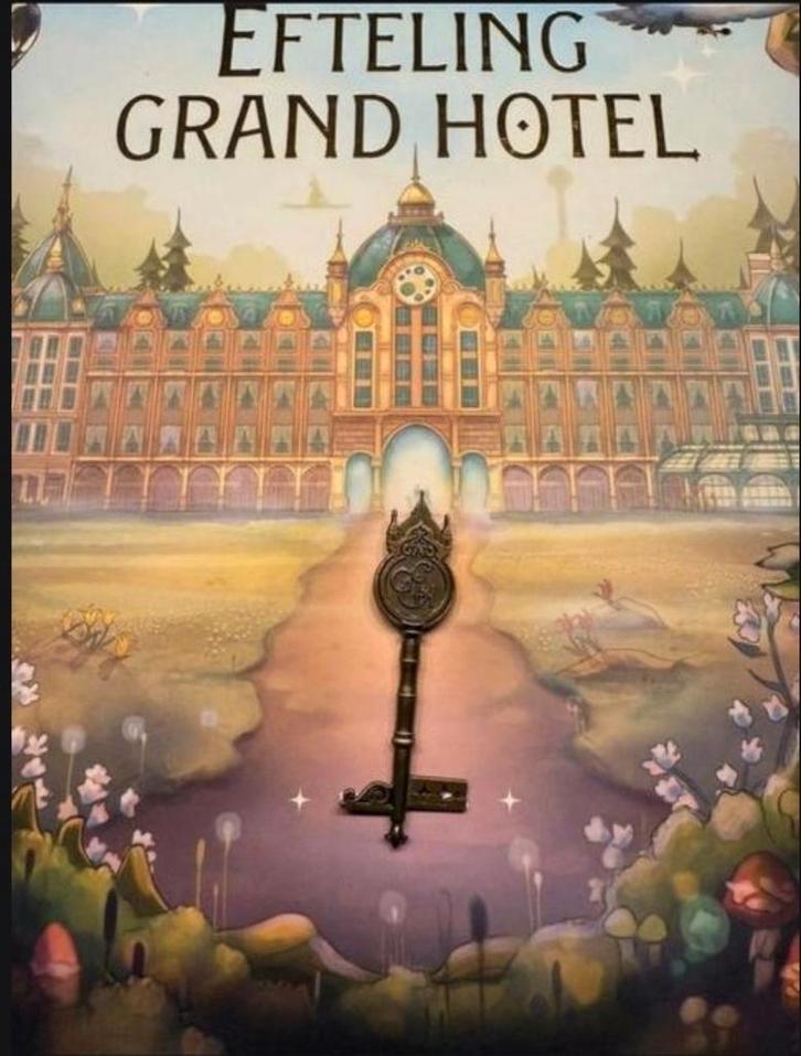 Sleuteltje uit het grand hotel. Niet tekoop en geen magneet., Verzamelen, Efteling, Nieuw, Overige typen, Ophalen of Verzenden